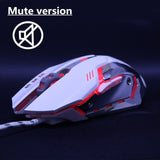 Silent/sounds Gaming Mouse 5000DPI Wired Optical LED