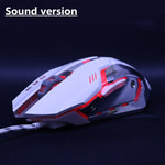 Silent/sounds Gaming Mouse 5000DPI Wired Optical LED