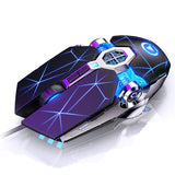 Professional Wired Gaming Mouse 6 Button 3200DPI LED