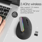 Delux M618C Wireless Mouse Ergonomic Vertical