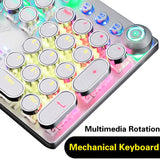 Game Keyboard White Punk