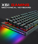 Mechanical Keyboard Wired Gaming Backlit 87