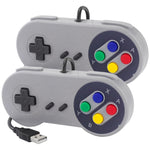 2PCS USB Gamepad Gaming Joystick SNES for PC