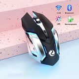 Gaming Mouse Rechargeable 2.4G Wireless Bluetooth