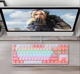 Gaming Mechanical Keyboard 87 keys Game Anti-ghosting