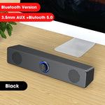 PC Soundbar Wired and Wireless Bluetooth Speaker USB