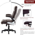 Yamasoro PC Gaming Chair Flip-Up Arms and Lumbar Support