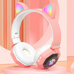 Wireless Headphone cute cat ear Bluetooth 5.0 Headset