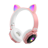 Wireless Headphone cute cat ear Bluetooth 5.0 Headset