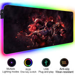 League of legend RGB Gaming Mouse Pad