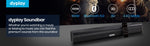 20-inch Soundbar for TV 100W Wireless Bluetooth Speaker