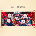 80*30cm Retro Gaming Mouse Pad