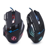 Ergonomic Wired Gaming Mouse LED 5500 DPI