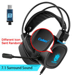 Gaming Headset 7.1 Virtual Wired Earphones