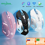 Gaming Mouse Rechargeable 2.4G Wireless Bluetooth