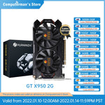 HUANANZHI Graphic Card GTX 650 750 760  960 1050 1060  TI 2G 4G 6G RX 550 560 4G Video Cards GDDR4 GDDR5 DVI VGA HDMI-Compatibl