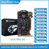 HUANANZHI Graphic Card GTX 650 750 760  960 1050 1060  TI 2G 4G 6G RX 550 560 4G Video Cards GDDR4 GDDR5 DVI VGA HDMI-Compatibl